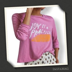 Anthropologie EUC super soft petula mid-cropped top by Morgan Harper Nichols.